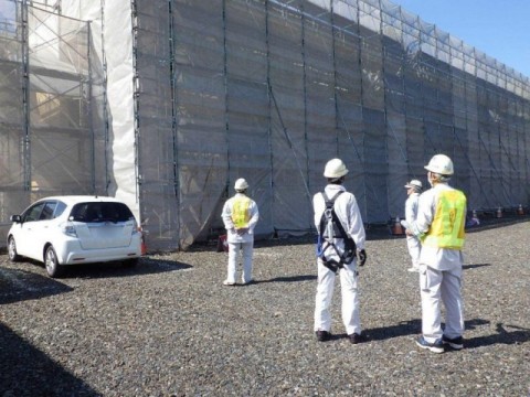 足場組立状況確認