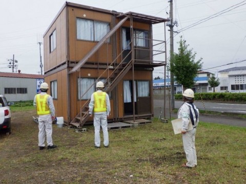 現場事務所確認